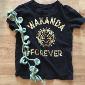 🌷Black Panther Superhero Black Tshirt XS (4/5)🌷